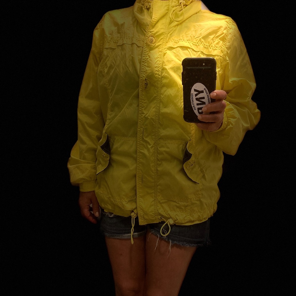 Three Hearts Yellow Windbreaker